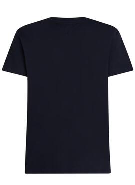 T-Shirt Tommy Hilfiger Essential Marineblau für Herren