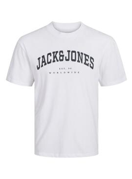 T-shirt Jack and Jones Caleb weiß für Jungen