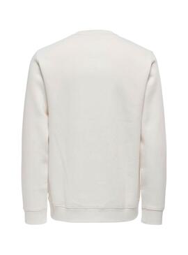 Only and Sons Dawson Beige Sweatshirt für Herren