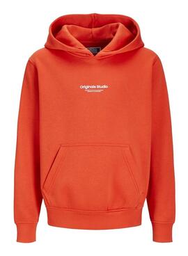 Kapuzenpullover Jack and Jones Vesterbro Orange Kinder