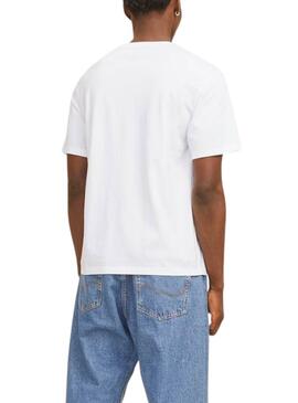 T-shirt Jack and Jones Corp weiß für Herren