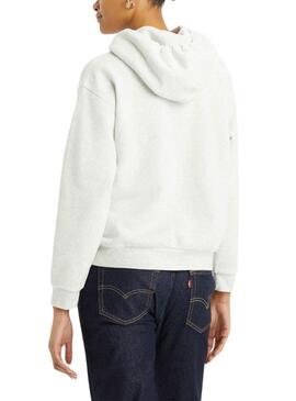 Levis Everyday grauer Hoodie für Damen