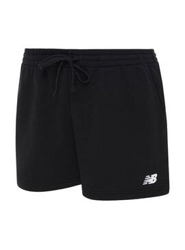 Kurze Hose New Balance Essential Schwarz für Damen.