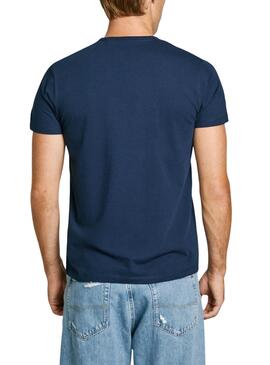 T-Shirt Pepe Jeans Original Basic Marine für Männer