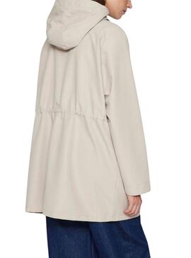 Regenmantel Vila Tally beige für Damen