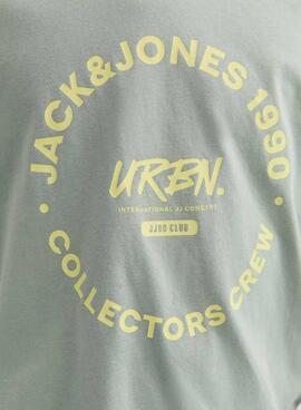 T-Shirt Jack and Jones Simon grün.