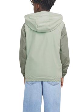 Windbreaker Jack and Jones Packable grün Kinder