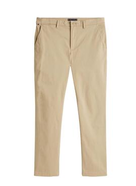 Hose Tommy Hilfiger Denton beige für Herren.