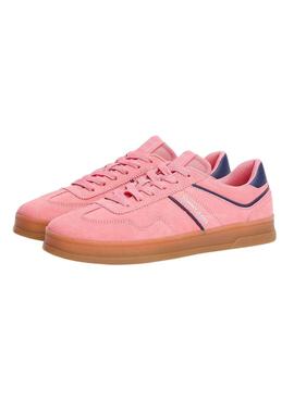 Turnschuhe Tommy Jeans Greenwich rosa für Damen