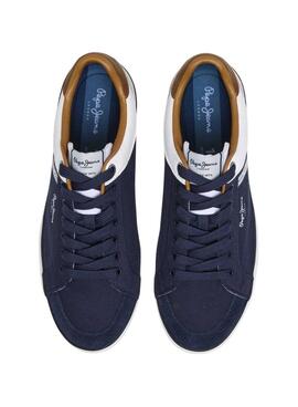 Sneaker Pepe Jeans Kenton Marineblau für Herre.