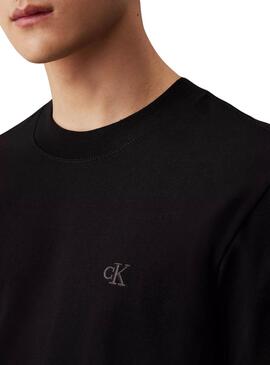 T-shirt Calvin Klein Heavy schwarz für Herren