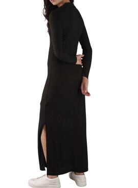 Schwarzes Calvin Klein Jeans Sheer Kleid für Damen.