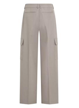 Hose Calvin Klein Jeans Tailored beige für Damen.