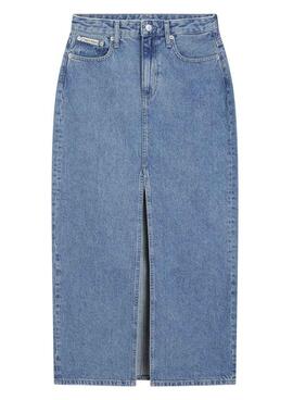 Maxi-Denim-Rock von Calvin Klein Jeans für Damen