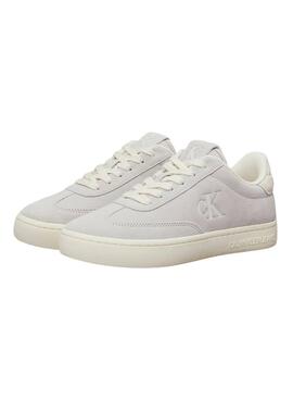 Sneakers Calvin Klein Jeans Classic Cupsole grau für Damen.