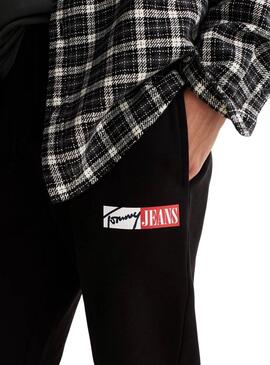 Hose Tommy Jeans Entry schwarz für Herren