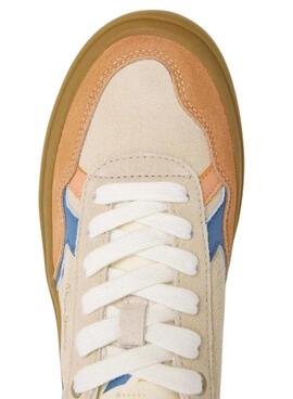 Sneaker Pepe Jeans Travis City beige für Damen.