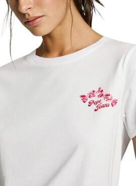 T-shirt Pepe Jeans Rosey weiß für Damen