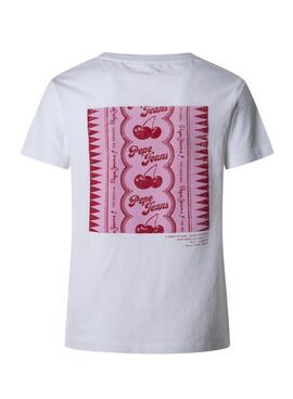 T-shirt Pepe Jeans Rosey weiß für Damen