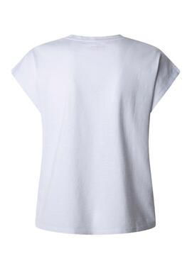 T-Shirt Pepe Jeans Roalie weiß für Damen