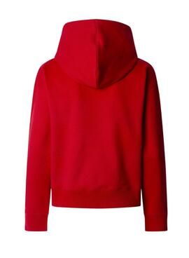 Sweatshirt Pepe Jeans Maddy rot für Damen