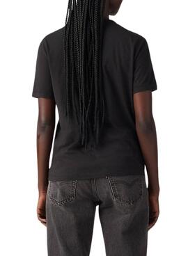 Levis Iconic T-Shirt in Schwarz für Damen.