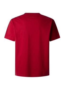 T-Shirt Pepe Jeans Prush rot für Herren