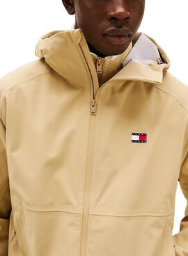 Windbreaker Tommy Jeans Tech in Beige für Männer