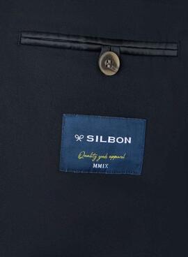 Blazer Silbon Marineblaue für Herren.