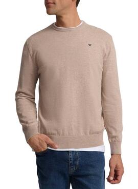 Pullover Silbon beige Jersey für Herren