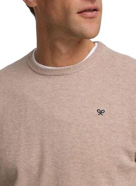 Pullover Silbon beige Jersey für Herren