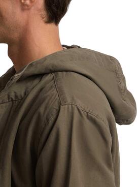 Parka Silbon Trademark grün für Herren