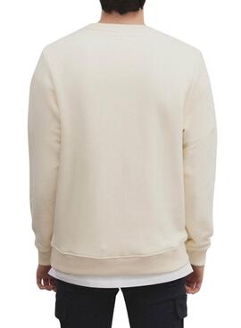 Sweatshirt Silbon Racket beige für Herren