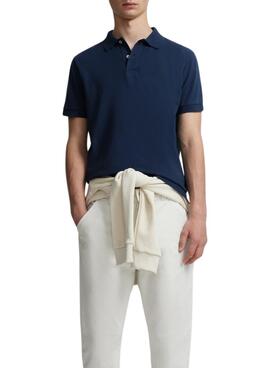 Polo Silbon marineblaues für Herren