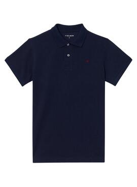 Polo Silbon marineblaues für Herren