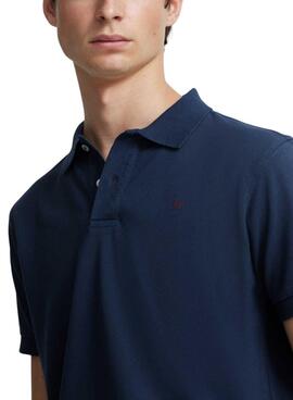 Polo Silbon marineblaues für Herren