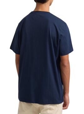 T-Shirt Silbon Schläger Marineblau für Herren