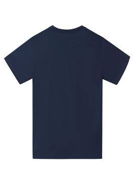 T-Shirt Silbon Schläger Marineblau für Herren