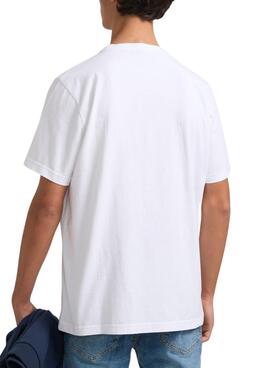 T-Shirt Silbon Schläger weiß für Herren