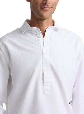 Hemd Silbon Oxford in Weiß Herren