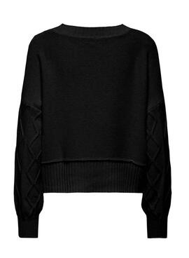 Pullover Only Kaya in Schwarz für Damen.