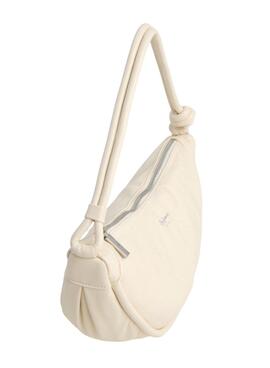 Tasche Pepe Jeans Nadine Softy beige für Damen.