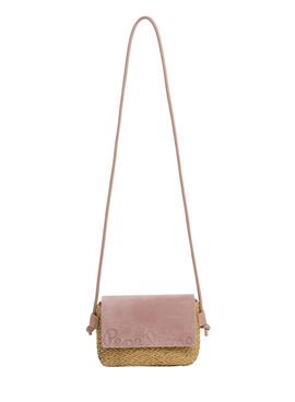 Handtasche Pepe Jeans Barker Sweet Rosa für Damen.