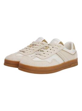 Turnschuhe Tommy Jeans The Greenwich Mix beige für Damen