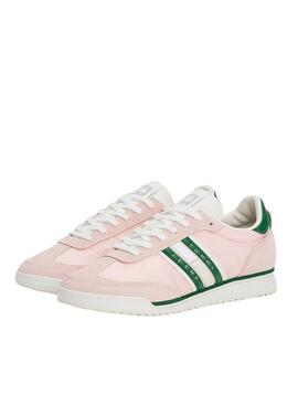 Sneaker Tommy Jeans Retro Runner in Pink für Damen.