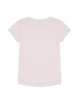 T-Shirt Kenzo Logo JG Pink Für Mädchen
