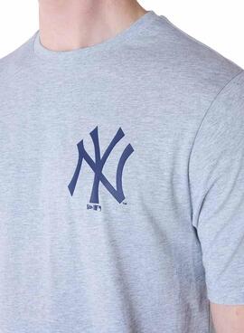 T-Shirt New Era Yankees grau für Herren