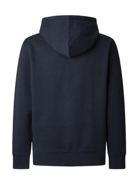 Sweatshirt Pepe Jeans Essential Marineblau für Herren.