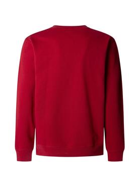 Sweatshirt Pepe Jeans Duke in Rot für Herren