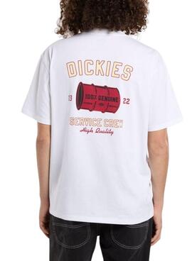 T-Shirt Dickies Service Crew weiß für Herren